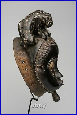 024 Masque Baoule, Baule Mask, Art Tribal Premier Africain