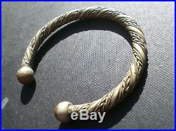1 bracelet CELTE GAULOIS Ancien en Bronze TORQUE ARTISANAL (Cornouailles)