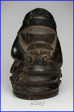 127 Masque Casque Mende, Art Tribal Premier Africain
