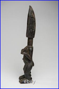 128 -art Tribal Premier Ancien Ethnique Africain, Statue De Fertilité Dan Rci