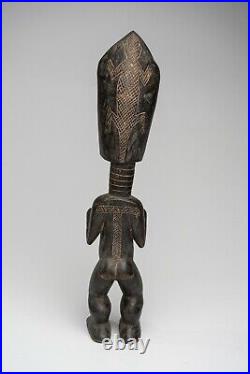 128c Art Tribal Premier Ancien Ethnique Africain, Statue De Fertilité Dan Rci