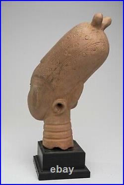160 Art Africain, Tete Terre Cuite, Ife, Yoruba, Nigeria, Terracotta Head