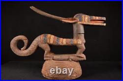 19846 Africain Vieux Chi Wara Figurine / Figure Mali