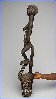 1a155 Masque Bwa, Art Tribal Primitif Africain