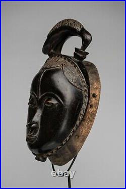 228 Masque Baoule, Baule Mask, Art Tribal Premier Africain
