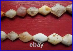 24mm Perles Ancien Afrique Ancient Mali African Neolithic Banded Agate Beads