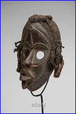 280 Masque Dan, Yacouba, Art Tribal Premier Africain