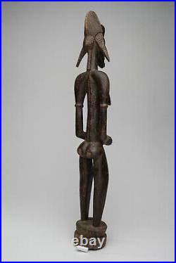 356 -art Tribal Premier Africain, Statue Ancienne, Maternité Senoufo, Rci