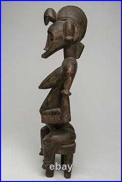 368 -art Tribal Premier Africain, Statue Ancienne, Maternité Senoufo, Rci