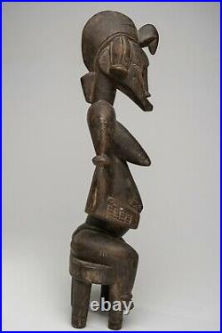 368 -art Tribal Premier Africain, Statue Ancienne, Maternité Senoufo, Rci
