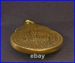 579ms Perse Islamique Arabe Laiton Cuivre Astrolabe 236 Gram