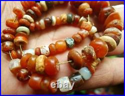 85 Perles Ancien Afrique Ancient Mali African Neolithic Agate Carnelian 85 Beads