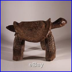 9382 tabouret Gurunsi Patine tortue turtle stool