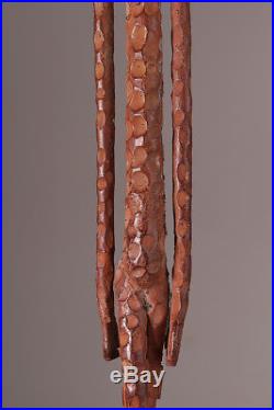 9590 Dogon bronze statuette Giacometti style cire perdue Mali