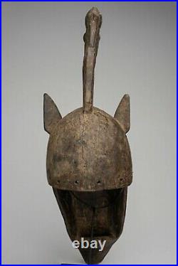 A011 -art Tribal Premier Africain, Masque Ancien Bambara, Bambara Old Mask