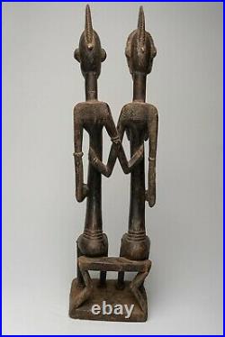 A015 Statue Senoufo Ancienne, Circa 1905, Art Tribal Premier Africain