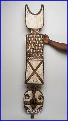 A161 Masque Planche Bwa Bobo, Art Tribal Primitif Africain
