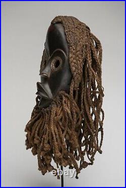 A272 Masque Dan, Yacouba, Art Tribal Premier Africain
