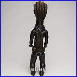 A283 -art Tribal Premier Ancien Ethnique Africain, Statue De Fertilité Dan Rci