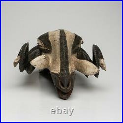 A286 Masque Belier Baoule, Ram Baule Mask, Art Tribal Premier Africain