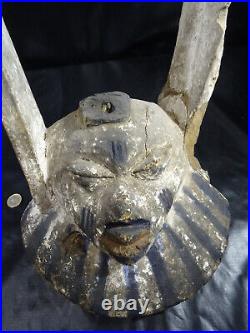 ANCIEN MASQUE ETHNIQUE NIGER YORUBA FIN XIXéme XXé art tribal