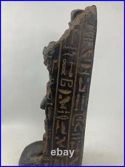 ANCIENNE STATUE PHARAONIQUE ÉGYPTIENNE Egypte Roi Toutânkhamon Coin Chance