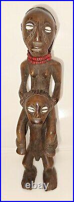 ANCIENNE STATUETTE TABWA région du lac Tanganyka début du XX ° siècle KAM