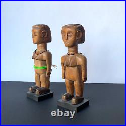 ANCIENS JUMEAUX VÉNAVI EWE, STATUES AFRICAINES ANCIENNES statuettes