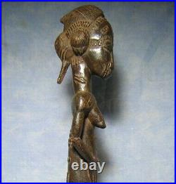 Africantic Statue Baoule Art Premier Africain Ancien Statuette Africaine African