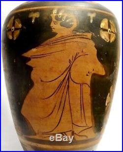 Amphore Grecque A Figures Rouges Campanian / Apulian 400 Bc Greek Amphora