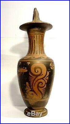 Amphore Grecque A Figures Rouges Campanian / Apulian 400 Bc Greek Amphora