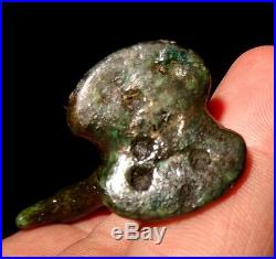 Amulette Sceau En Bronze Louristan 1400 Bc -ancient Bronze Luristan Seal Pendant