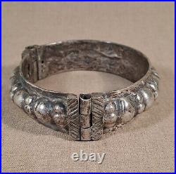 Ancien Bracelet De Cheville en Argent Inde Ethnique