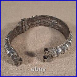 Ancien Bracelet De Cheville en Argent Inde Ethnique