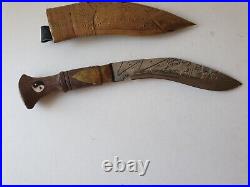 Ancien KUKURI / KUKRI couteau / poignard Népalais de collection (Népal)