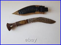 Ancien KUKURI / KUKRI couteau / poignard Népalais de collection (Népal)