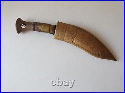 Ancien KUKURI / KUKRI couteau / poignard Népalais de collection (Népal)