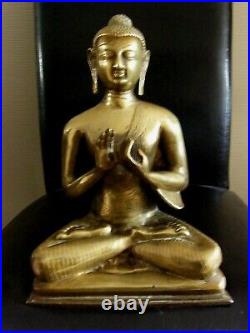 Ancien Large Shiva Bouddha Divinite Bronze 31 CM / 2.5 KG