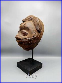 Ancien Masque En Bois africain Yoruba, Nigéria