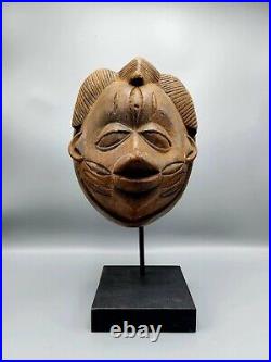 Ancien Masque En Bois africain Yoruba, Nigéria