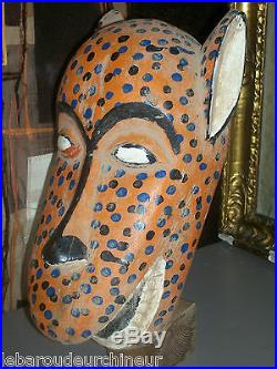 Ancien Masque africain. Old African mask peint Bozo
