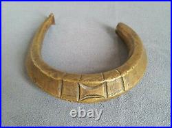 +++ Ancien Torque collier FANG laiton vers 1900 Gabon african necklace +++