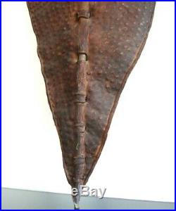 Ancien bouclier africain soudan 123cm Old dinka shield african art tribal XIX