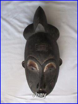 Ancien masque africain Baoulé Blo