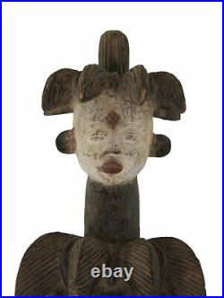 Ancien masque africain Pounou Punu de notable 58cm Mukuyi Okuyi Gabon Rare 17264