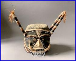 Ancien masque coiffe Île de Malekula Vanuatu art docéani oceanic art