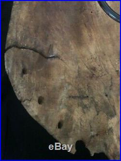 Ancien masque ou figure/poteau Kanak, Canaque Nouvelle Caledonie