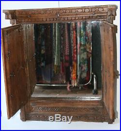 Ancienne Fenêtre Miroir de Balcon Inde du Nord Rajasthan Début 20 ème