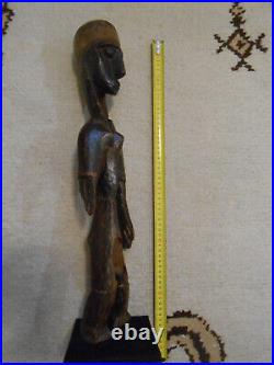 Ancienne Statue africaine en bois -Mali Art africain ethnique