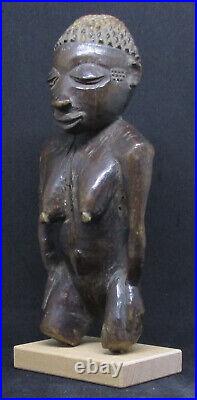 Ancienne Statuette Féminine PENDE CONGO Belge début 1900